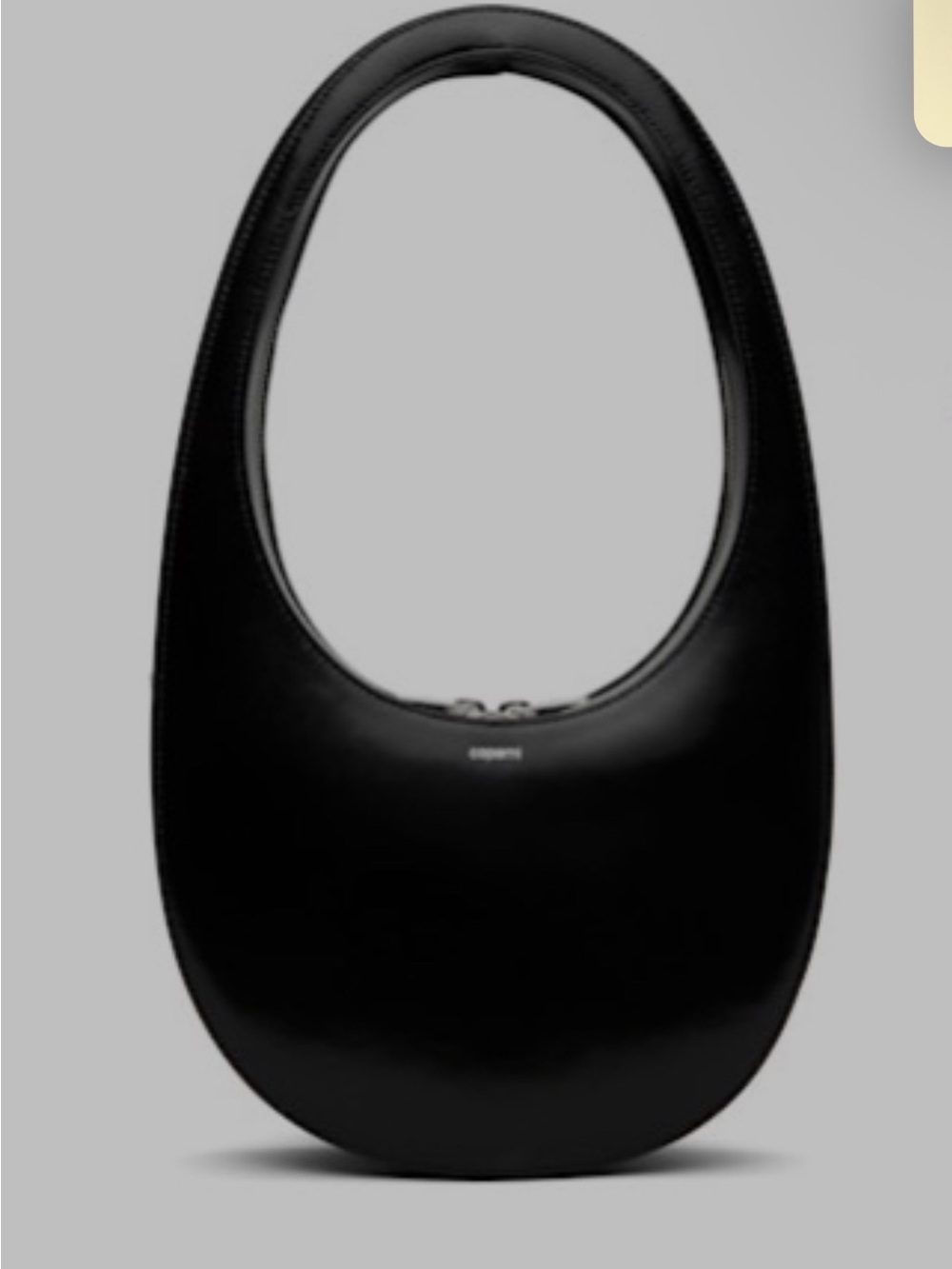 Coperni Black Oval Shoulder Bag